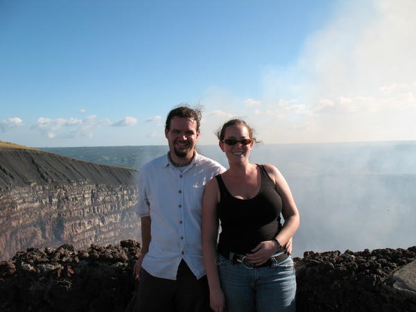 At Masaya Vulcan in Nicaragua