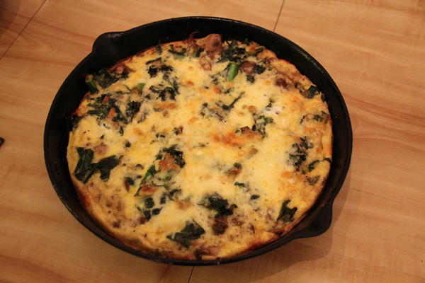 Mushroom frittata