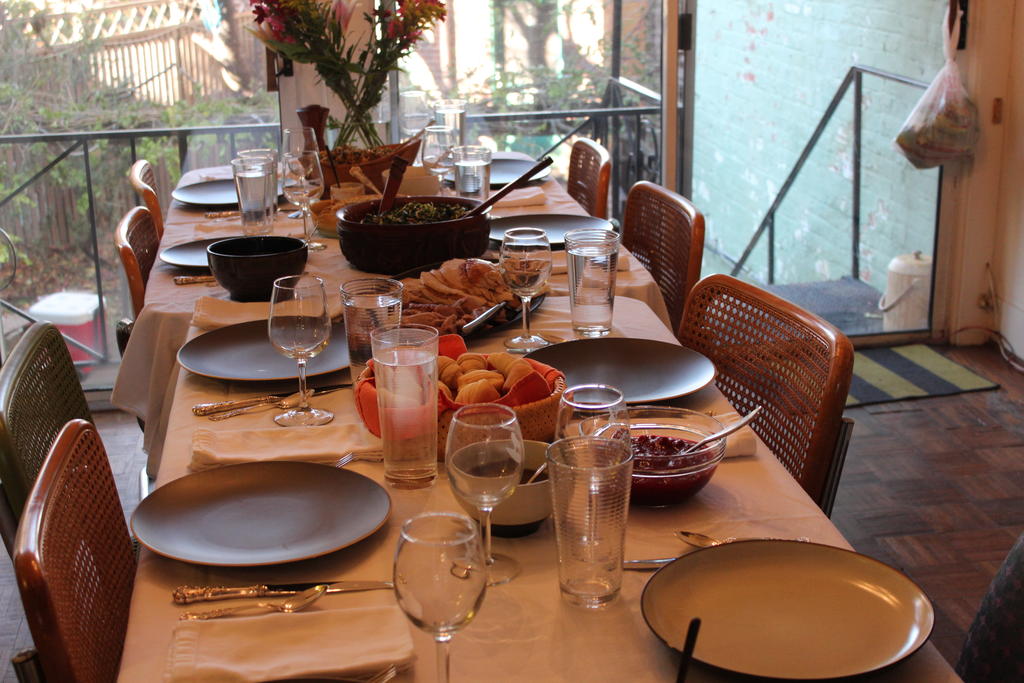 Thanksgiving Table setup