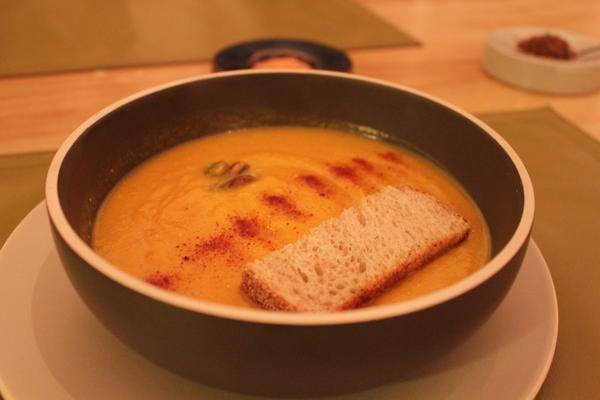Pumpkin Saffron Soup