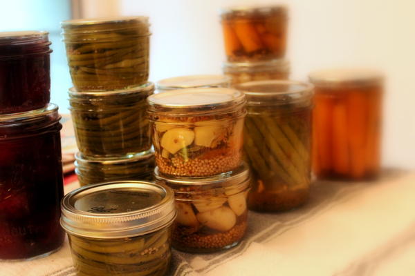 Pickled Garlic Scapes