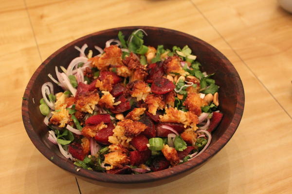 Crispy Rice Lao Salad