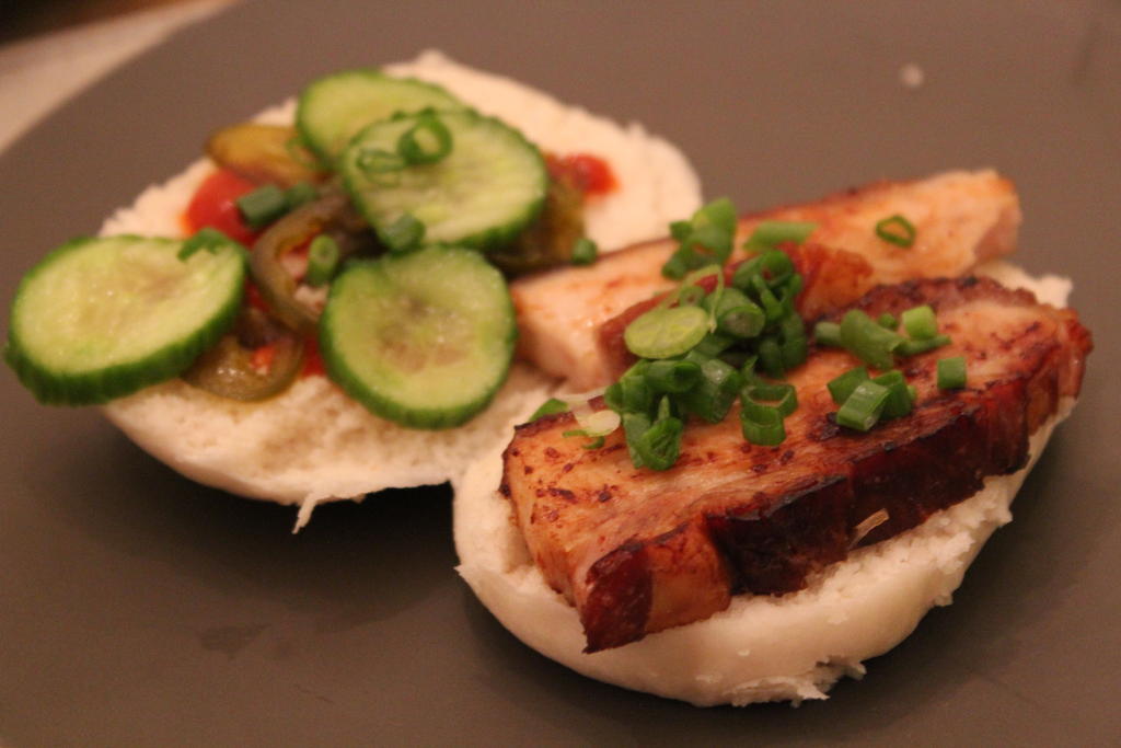 Pork Belly with Steamed Buns