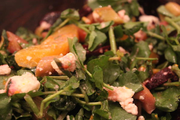 Beet, Rhubarb and Citrus Salad