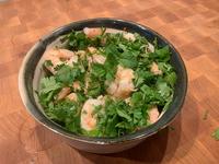 Spicy shrimp salad